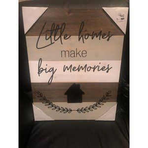 New! Farmhouse Country Shabby Chic Wall Hanging Home Decor Canvas Artwork